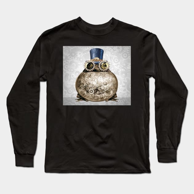 Steam Punk Frog Long Sleeve T-Shirt by lightidea